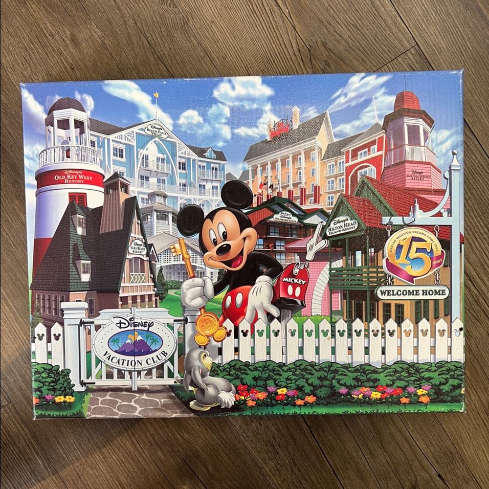 Disney Vacation Club Member 15 Year Anniversary Art Work